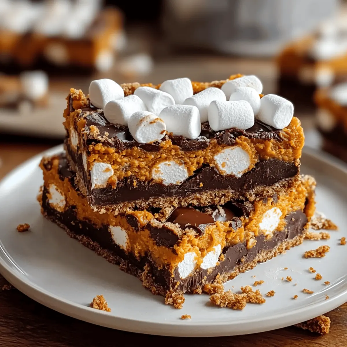Pumpkin S’mores Bars