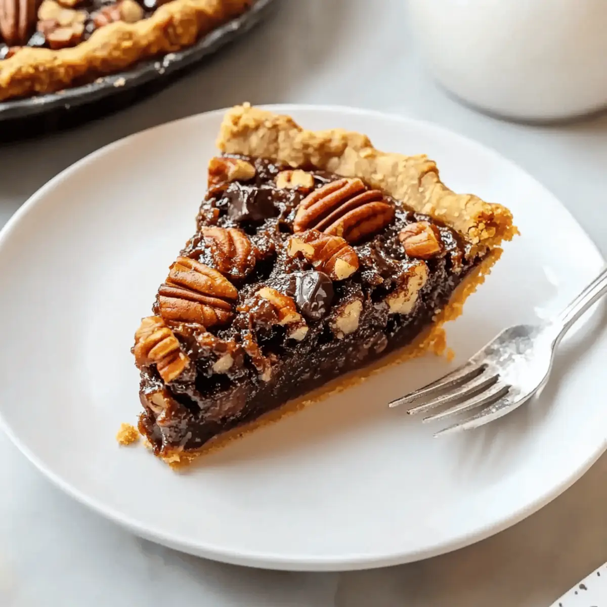 Rich Keto Chocolate Pecan Pie