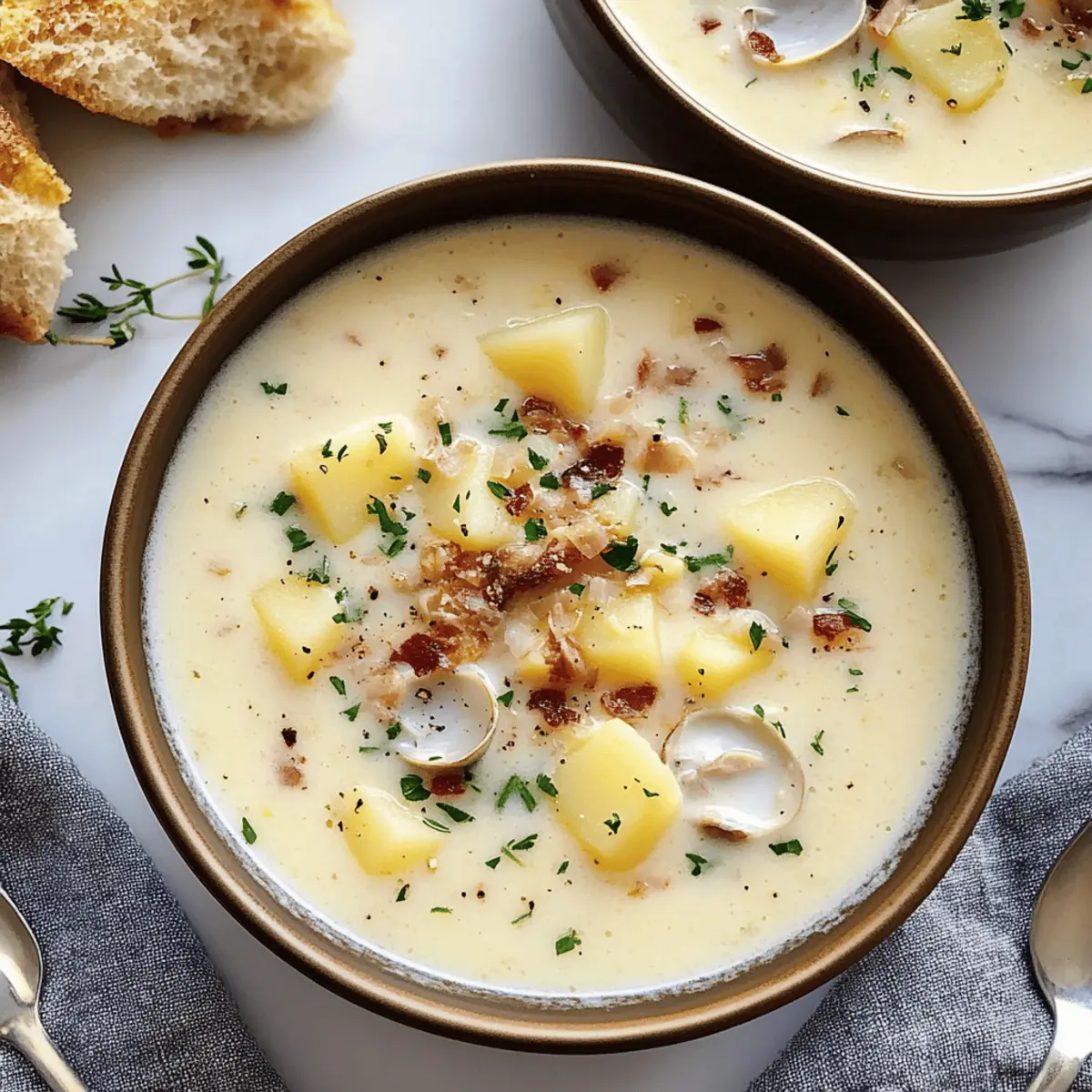 Creamy Potato Dairy Free Clam Chowder That Warms the Soul 4 Potato Dairy Free Clam Chowder