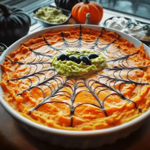 Spider Web Bean Dip