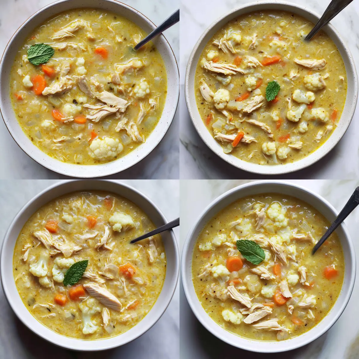 Cozy Cauliflower Chicken Soup: Your New Favorite Comfort Bowl 4 Cauliflower Chicken Soup