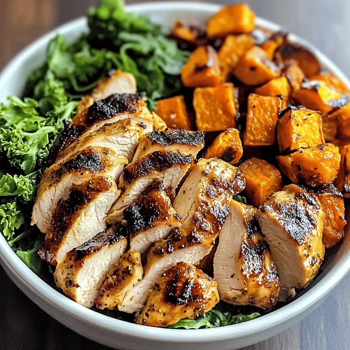Grilled Chicken & Sweet Potato Bowl