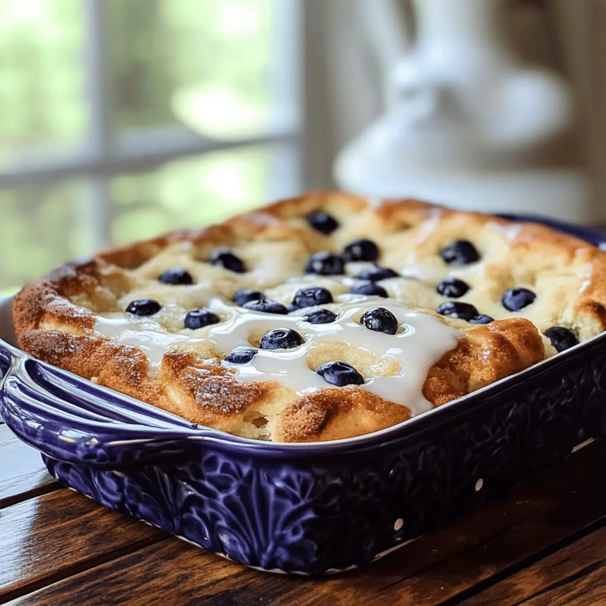 Blueberry Buttermilk Pancake Casserole