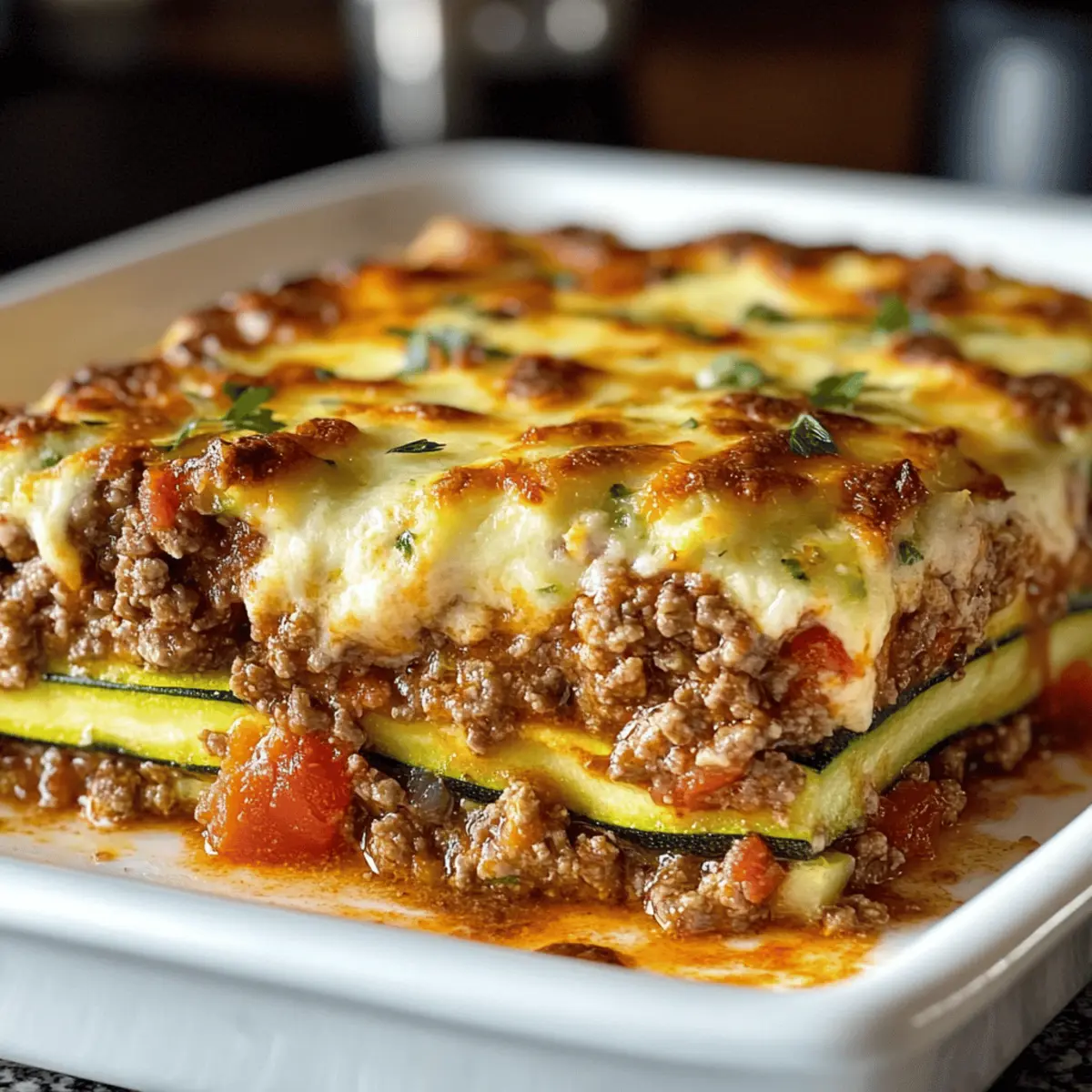 Ground Beef Zucchini Casserole
