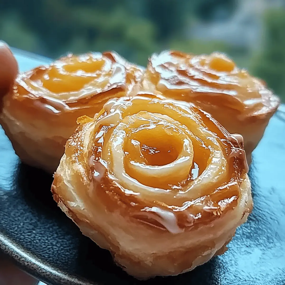 Peach Pie Cruffins