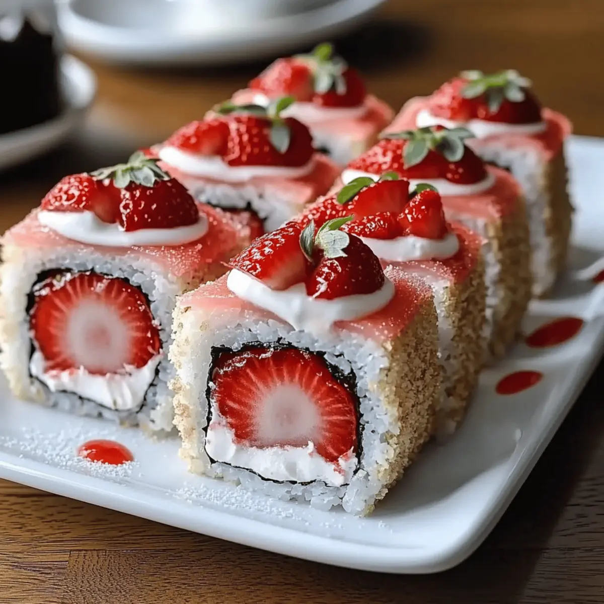 Strawberry Shortcake Sushi