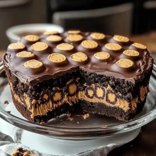 Reese’s Peanut Butter Earthquake Cake