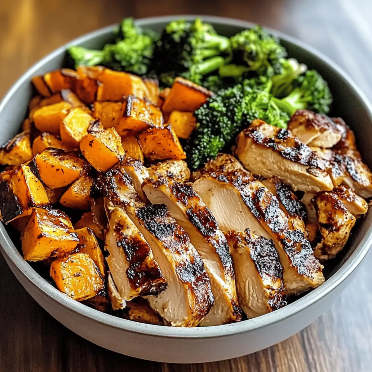 Grilled Chicken & Sweet Potato Bowl
