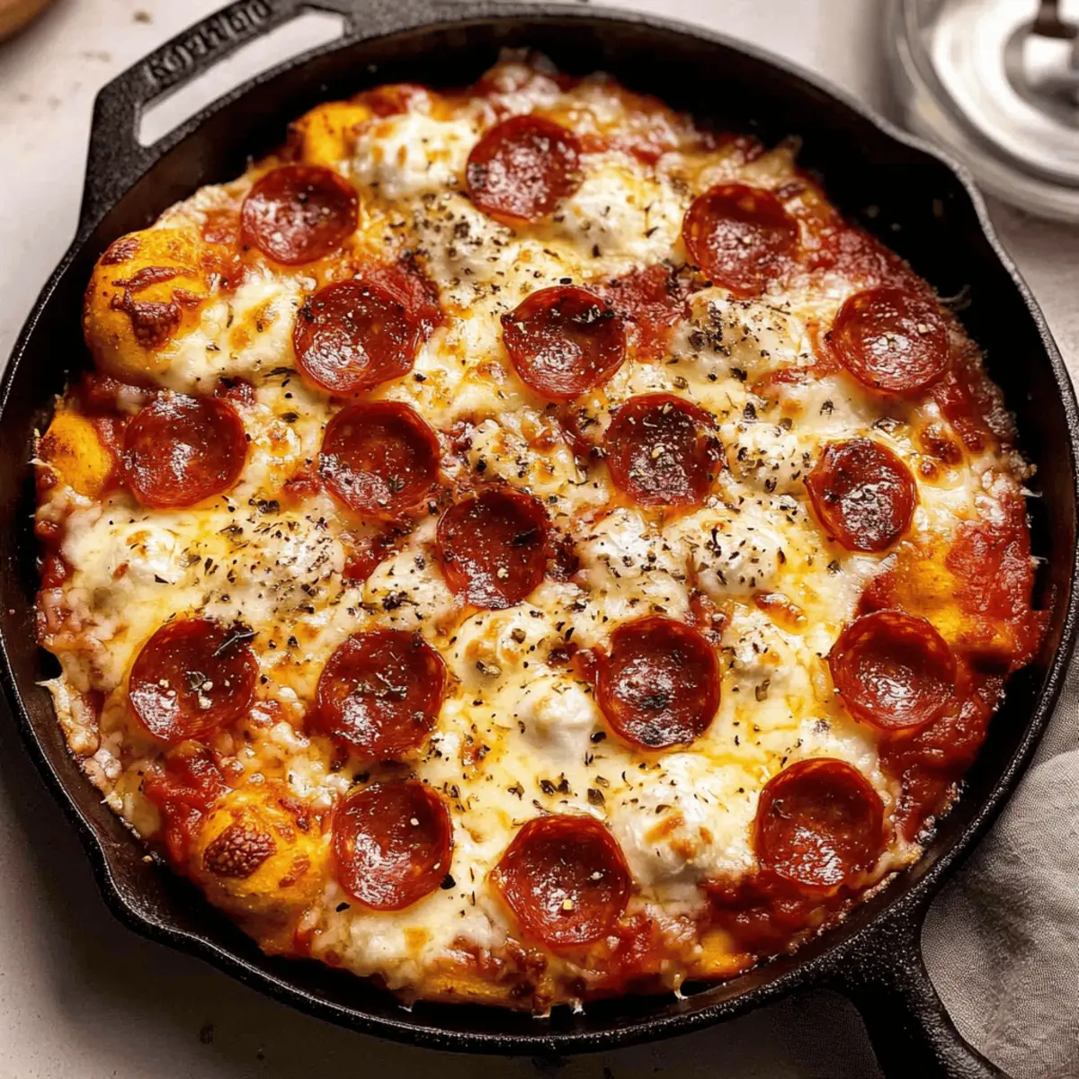 Easy Cast Iron Skillet Pizza - Delicious 30-Minute Recipe