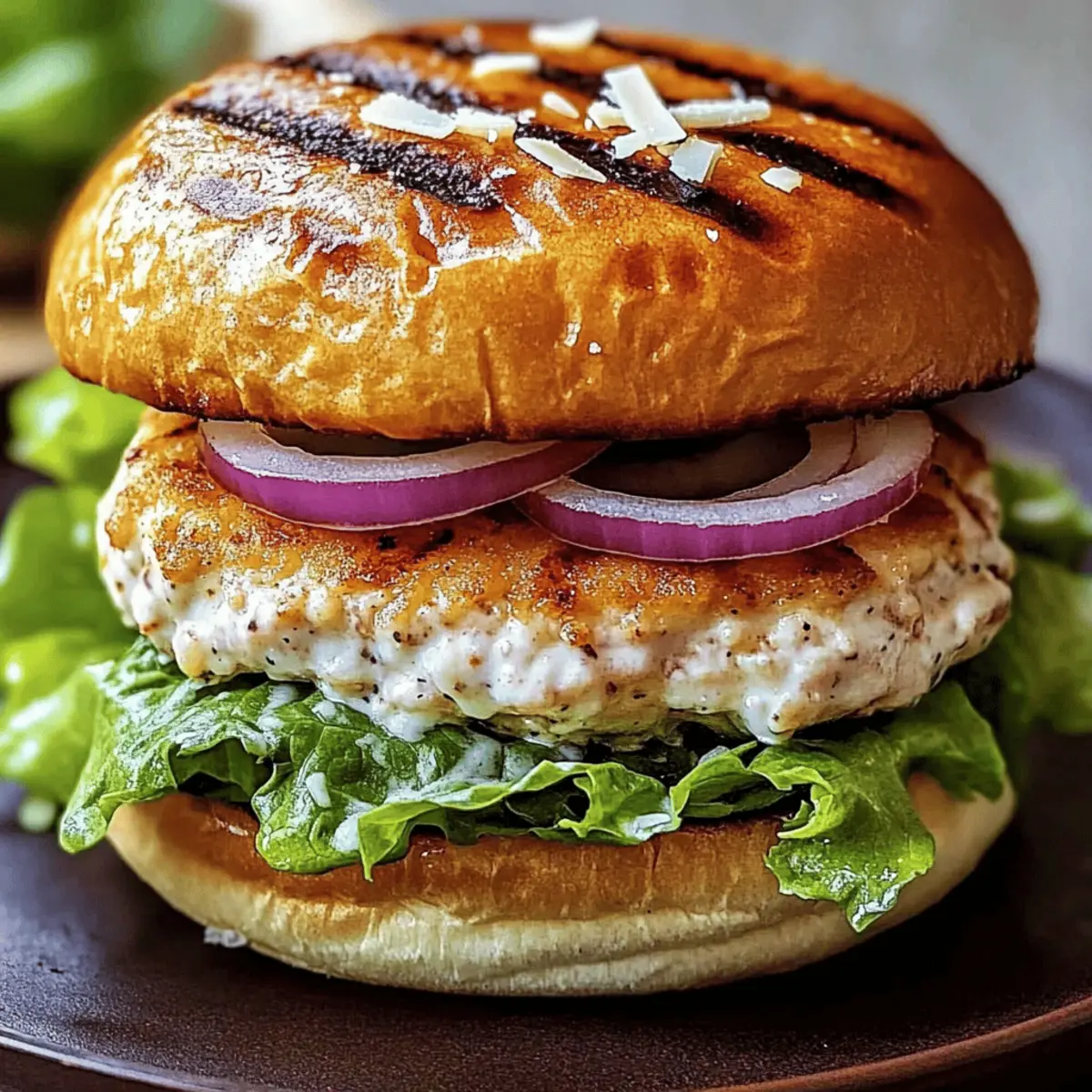 Chicken Caesar Burger ehiqq3