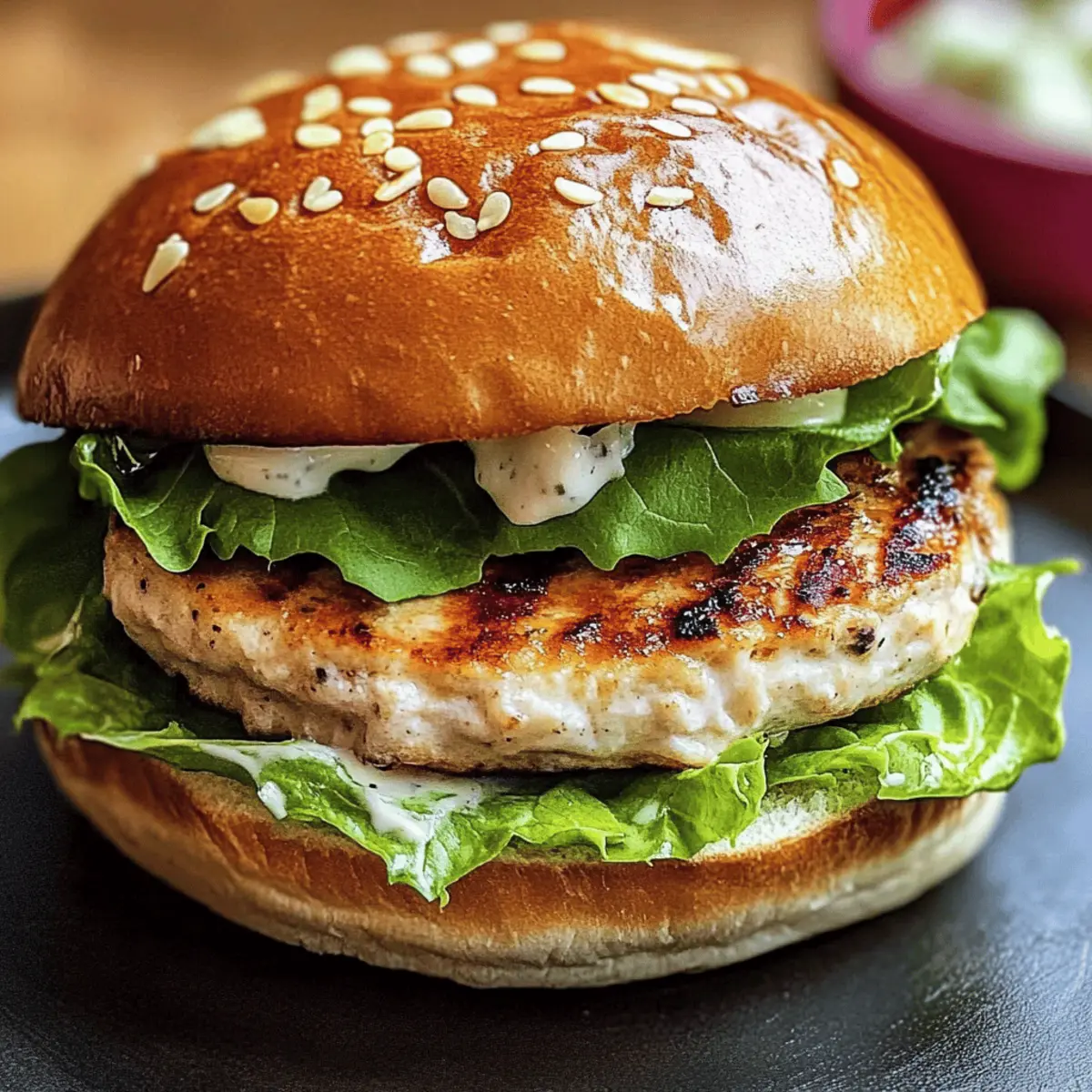Chicken Caesar Burger y3y0iq