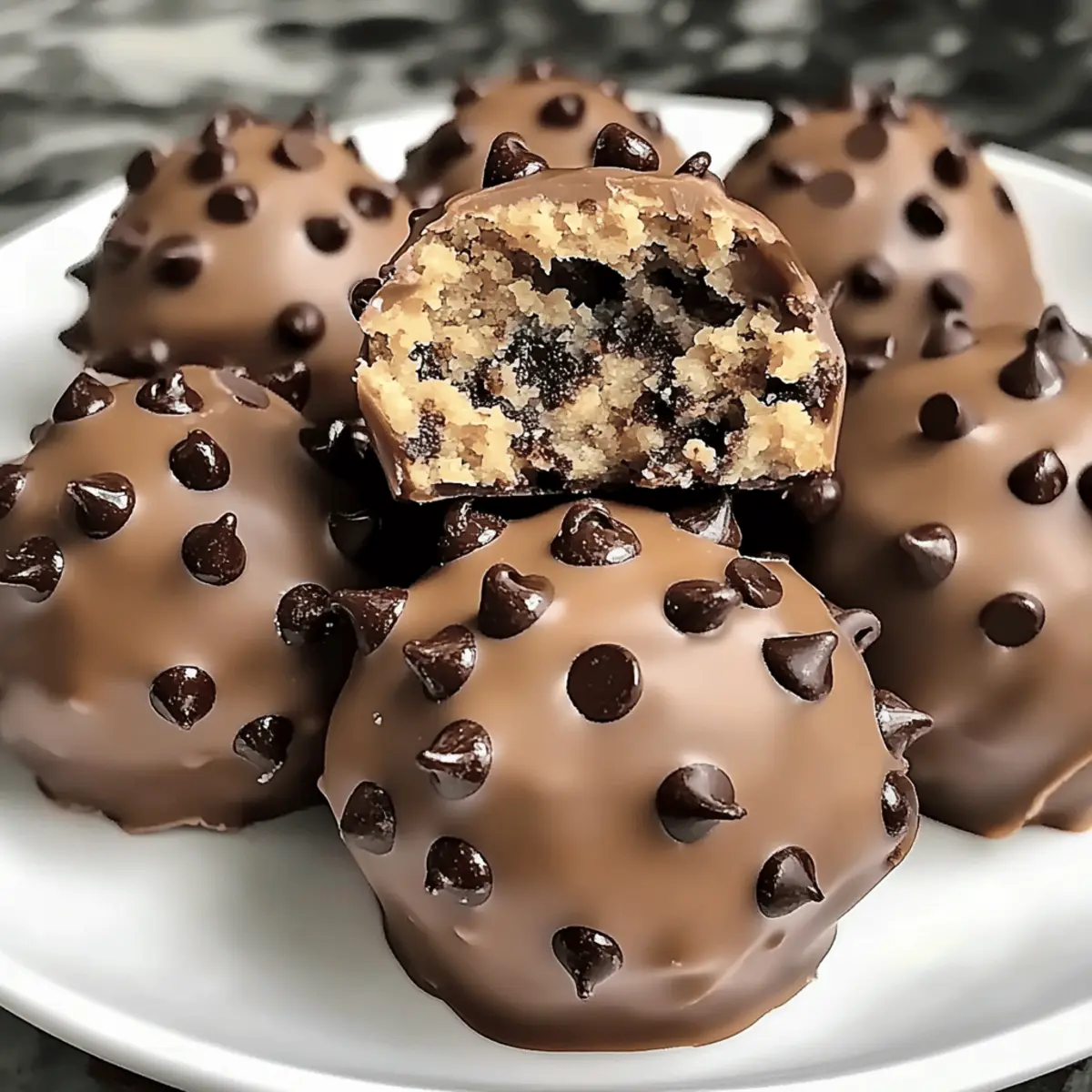 Chocolate Chip Cookie Dough Protein Balls pi04pn