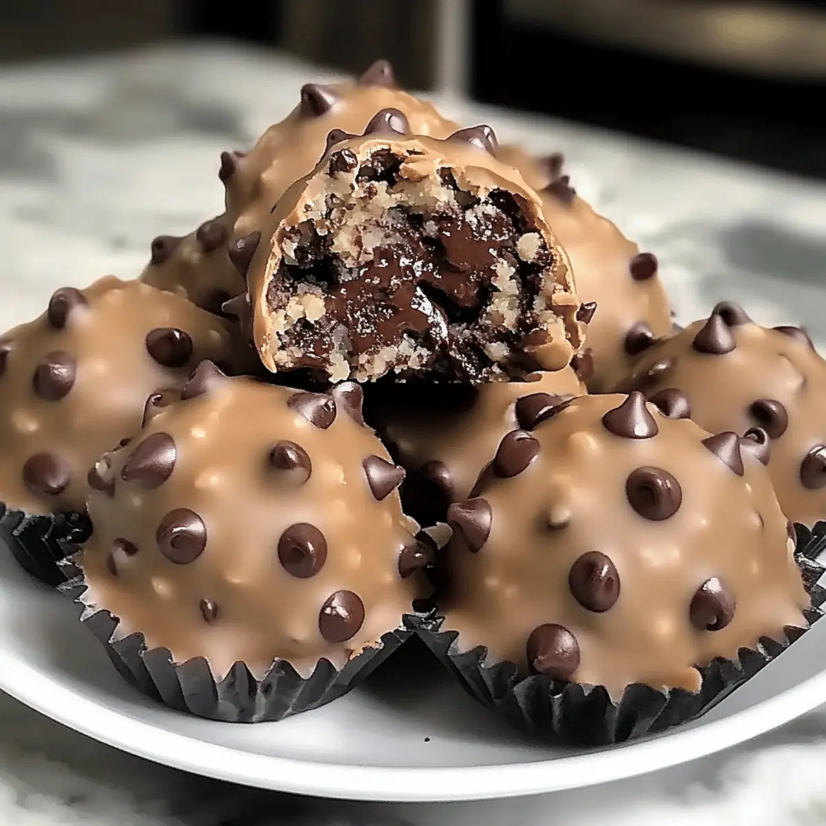 Chocolate Chip Cookie Dough Protein Balls zlesbg