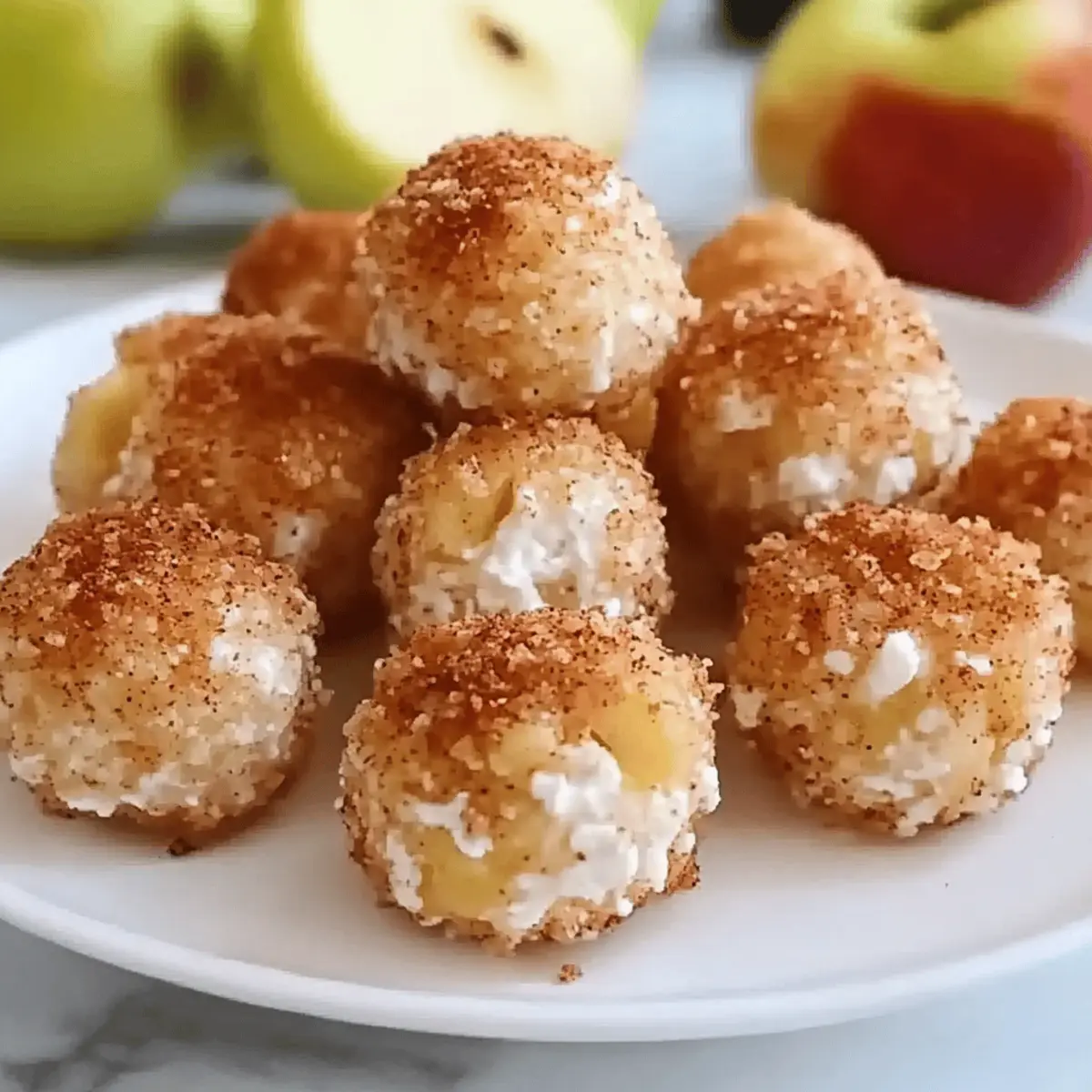 Cinnamon Apple Cottage Cheese Bites nrahyi