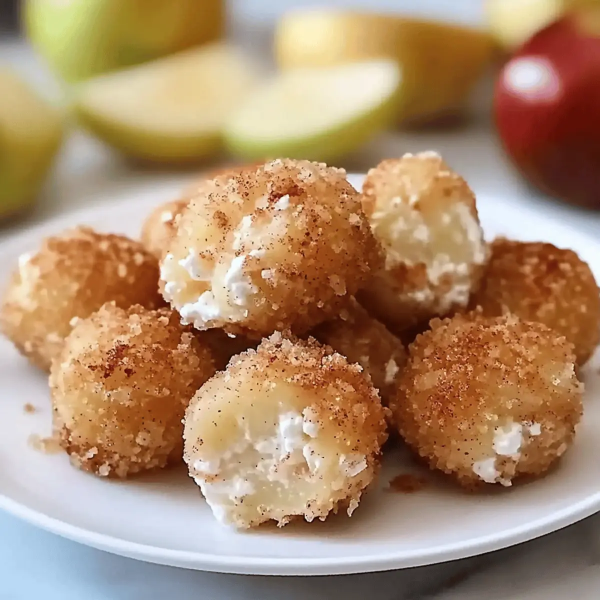 Cinnamon Apple Cottage Cheese Bites ozycui