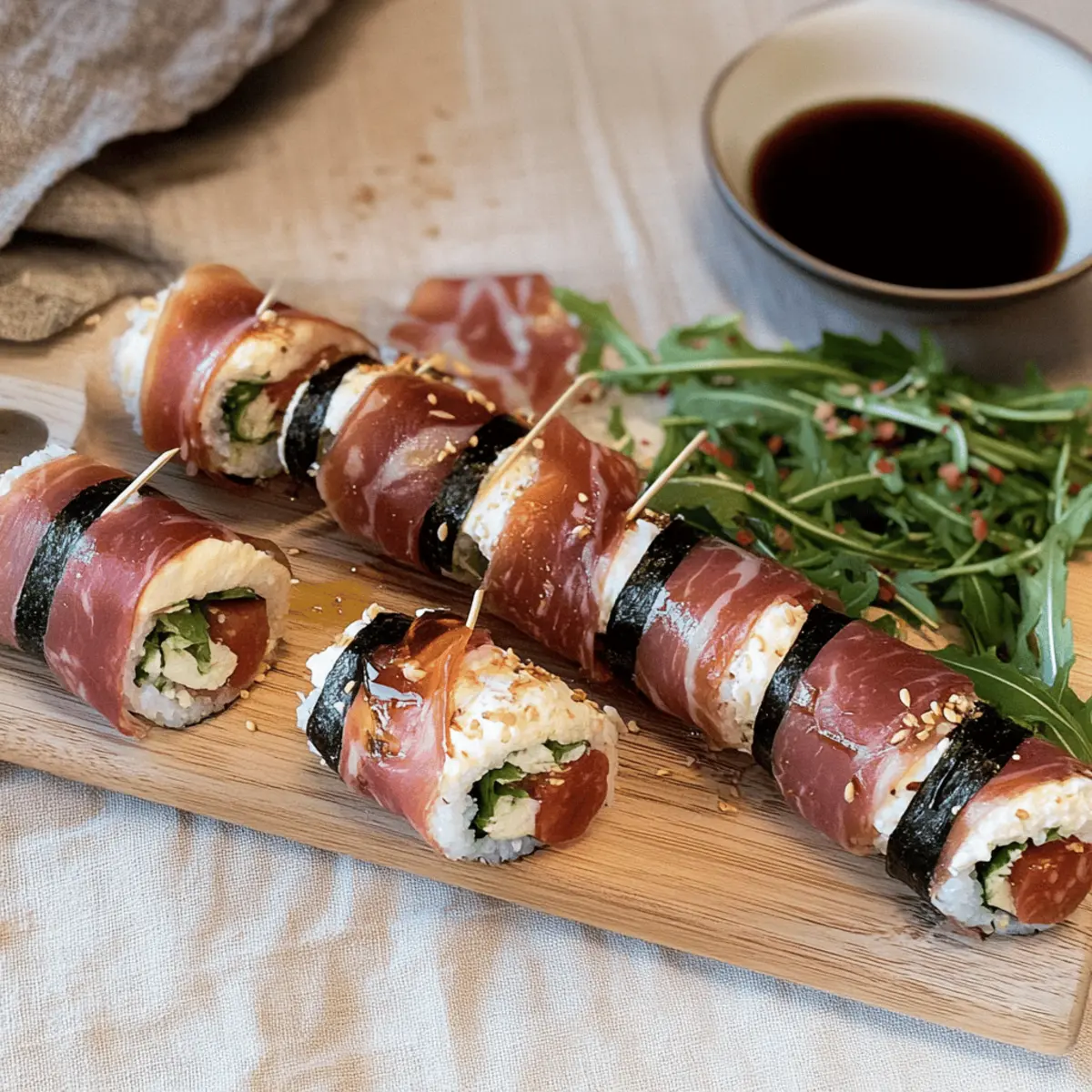Italian Charcuterie Sushi Rolls fmeesb