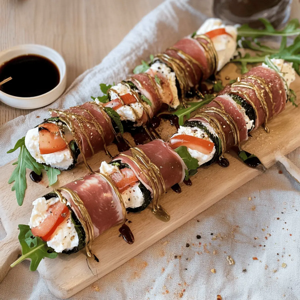 Italian Charcuterie Sushi Rolls s1uj1s