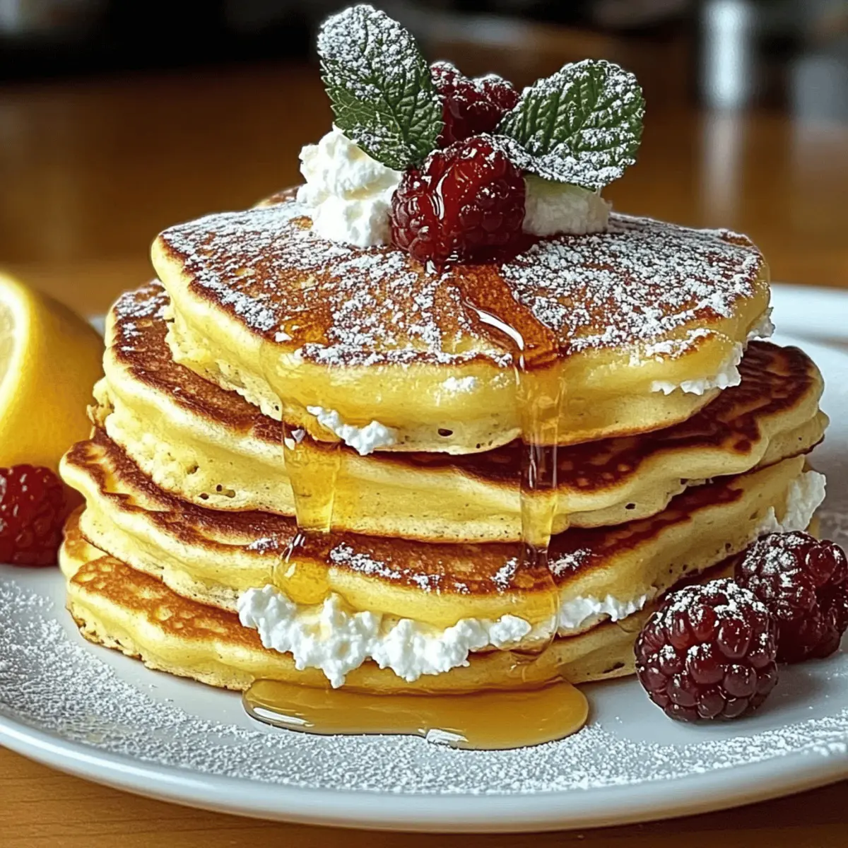 Lemon Ricotta Pancakes b2miae