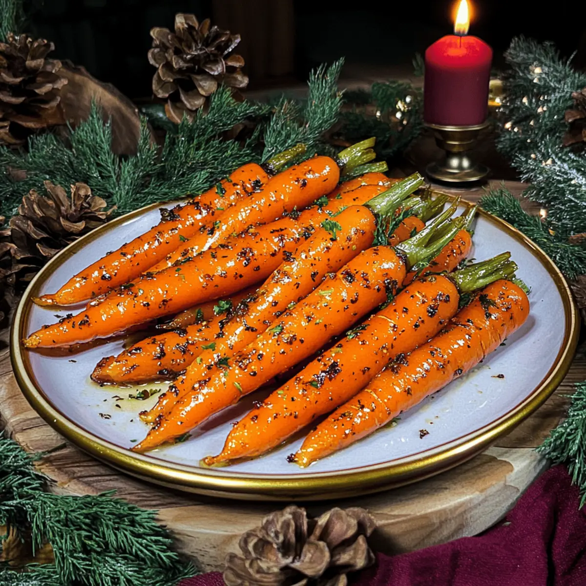 Maple Mustard Roasted Carrots vfghl0