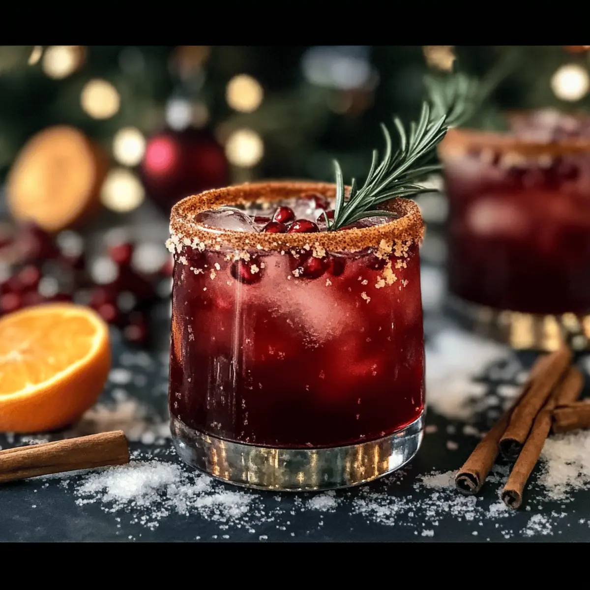 Spiced Christmas Margarita uvmyms