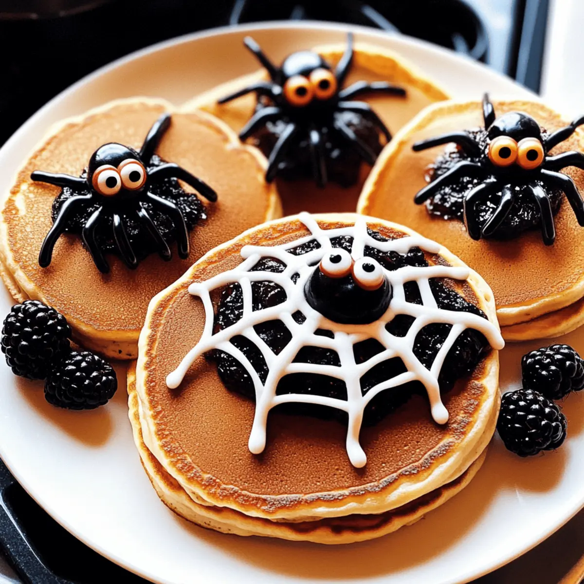 Spider Pancakes kwl2bq