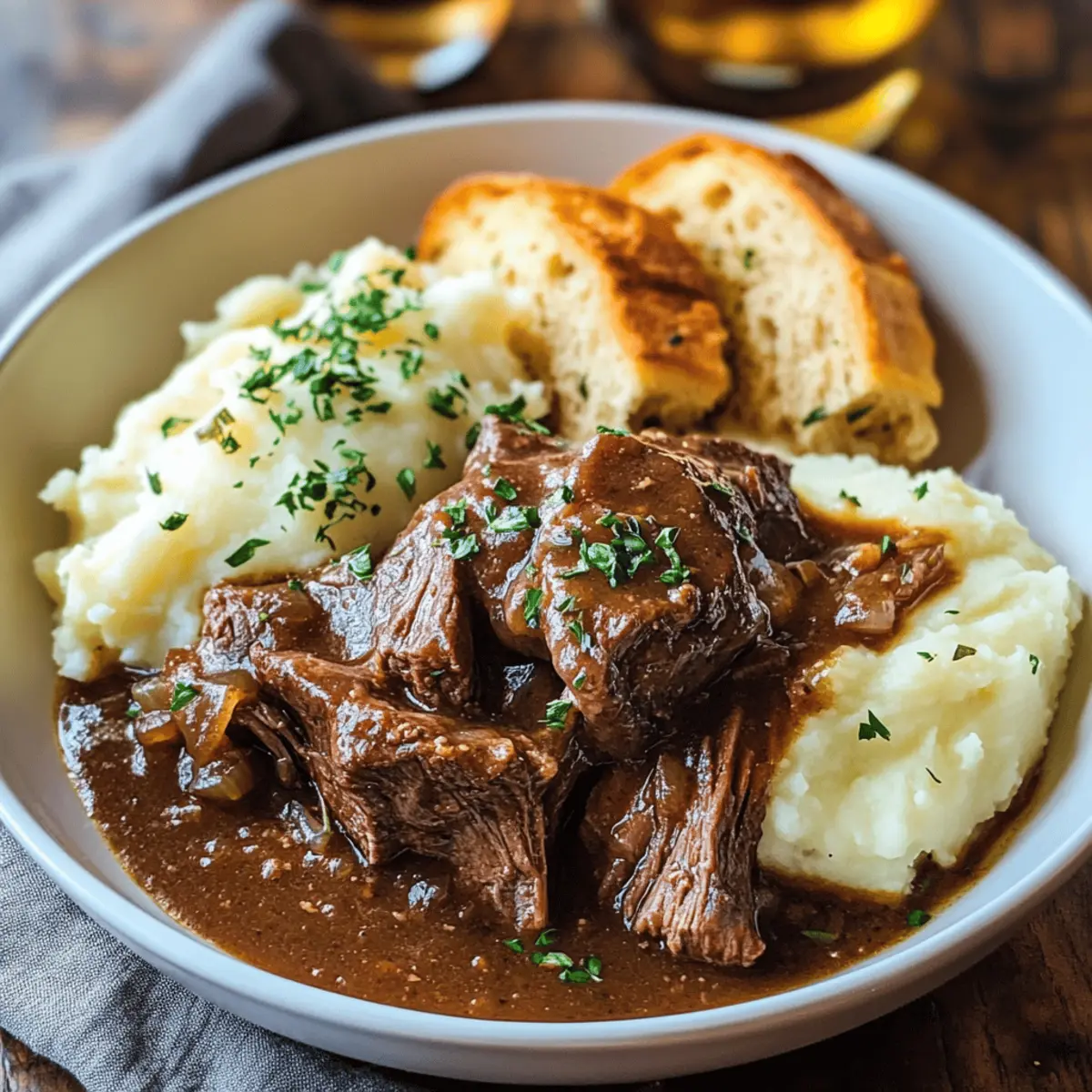 Cooker Beef Manhattan