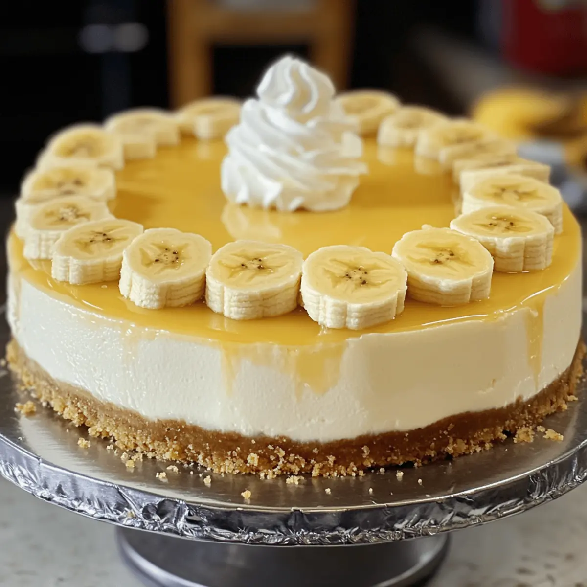 Banana Cream Cheesecake
