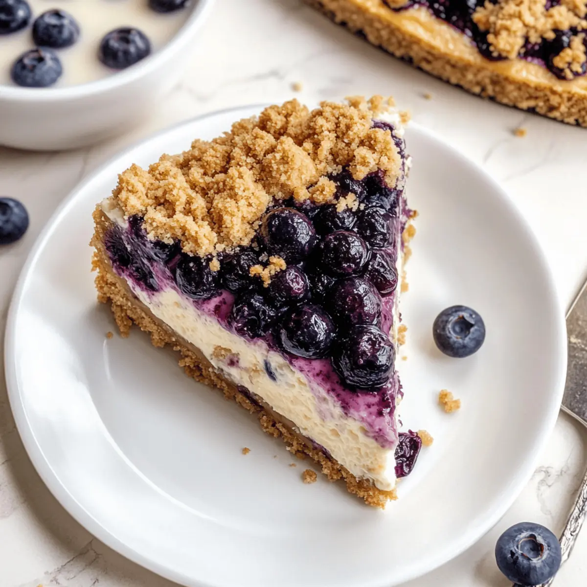 Blueberry Crumble Cheesecake yz4uad