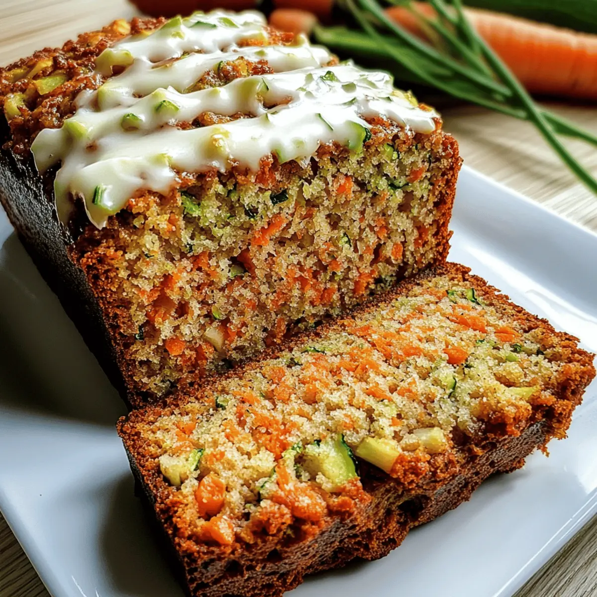 Carrot Apple Zucchini Bread