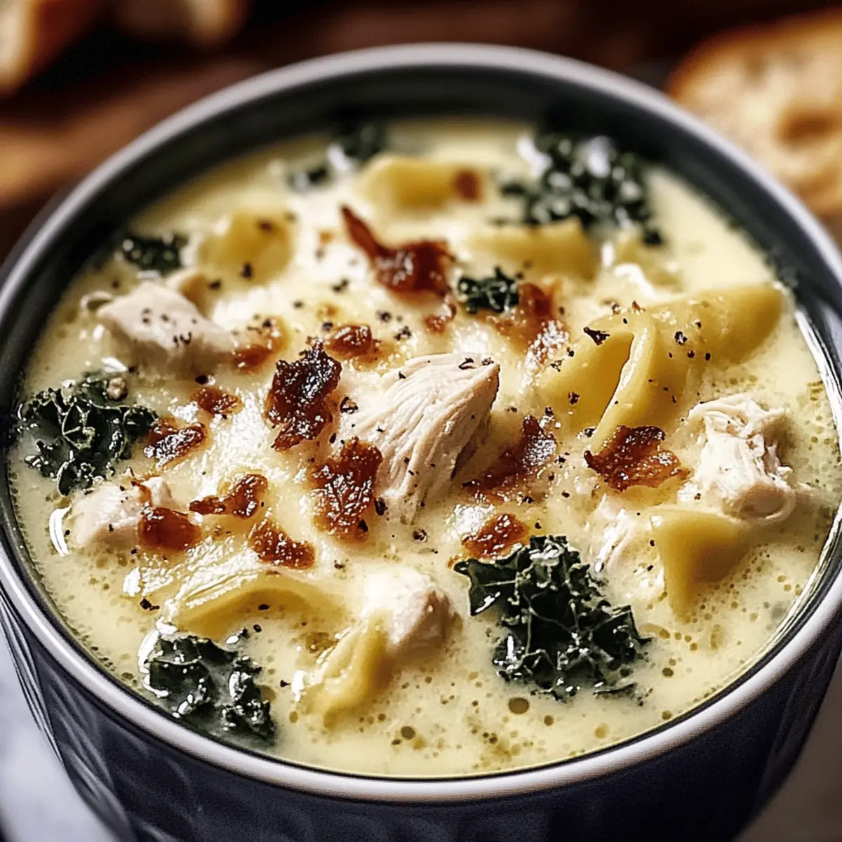Creamy White Chicken Lasagna Soup gmugfp