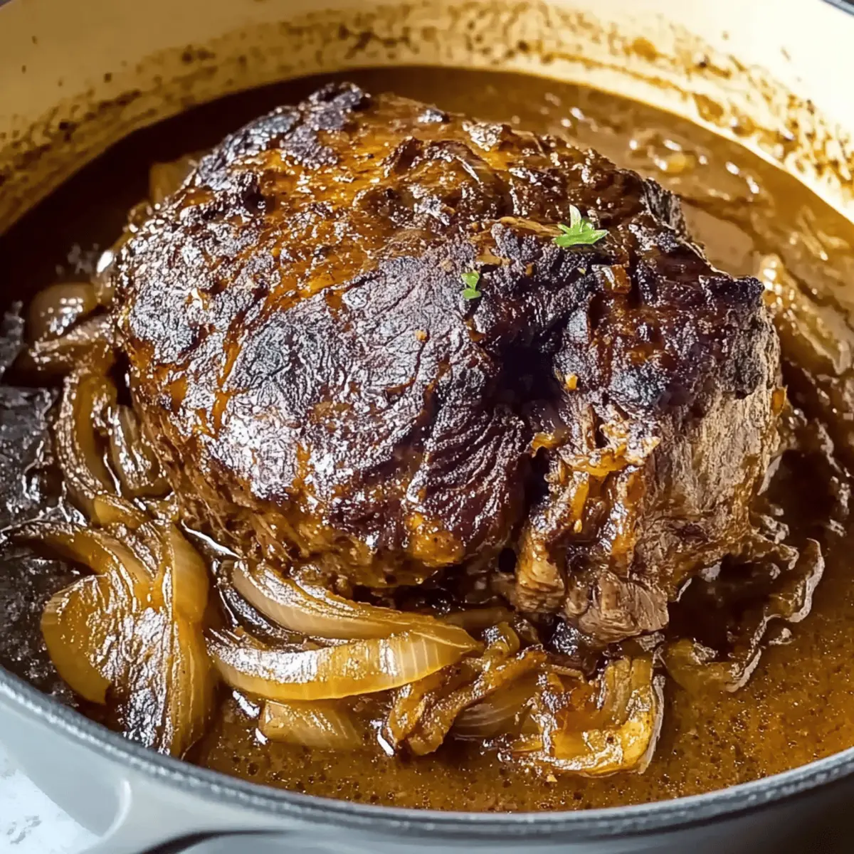 Savory French Onion Pot Roast That Melts in Your Mouth 4 French Onion Pot Roast