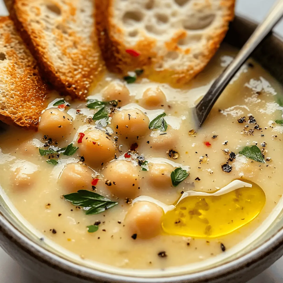 Garlic Chickpea Soup pinoz2