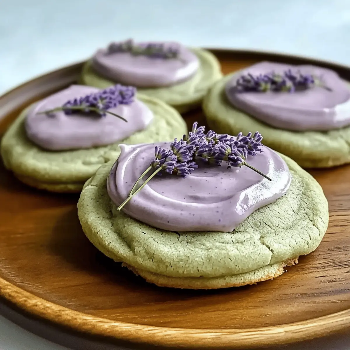 Matcha Lavender Sugar Cookies dyzoph
