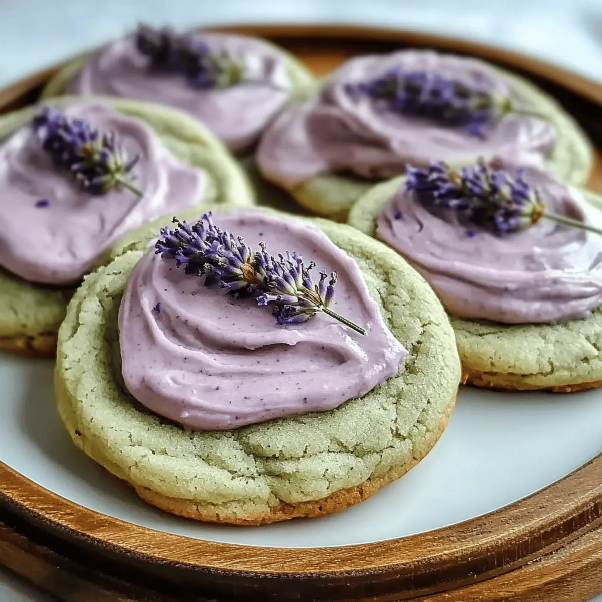 Matcha Lavender Sugar Cookies rtsvse