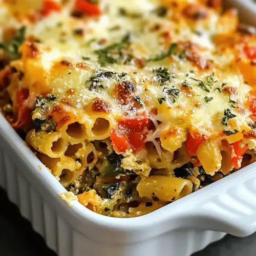 Mediterranean Vegetable Pasta Bake