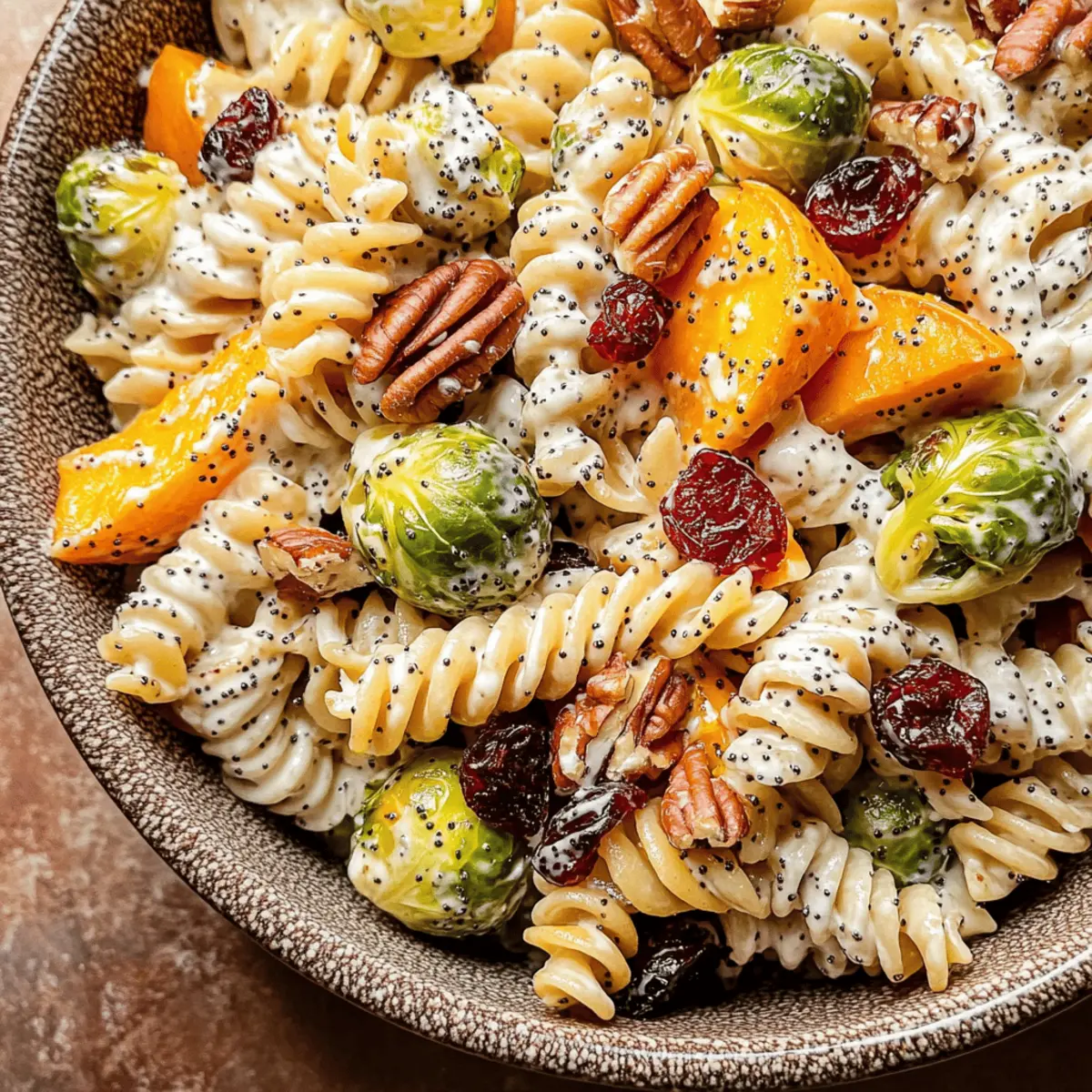 Pasta Salad with Creamy Poppyseed Dressing ju5zea