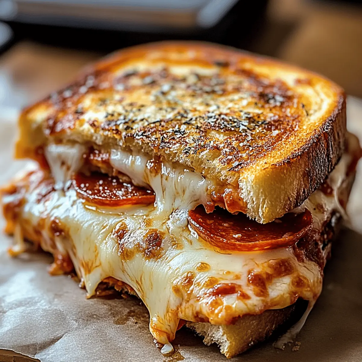 Irresistible Pizza Grilled Cheese for Instant Comfort Bliss 3 Pizza Grilled Cheese ekigjm