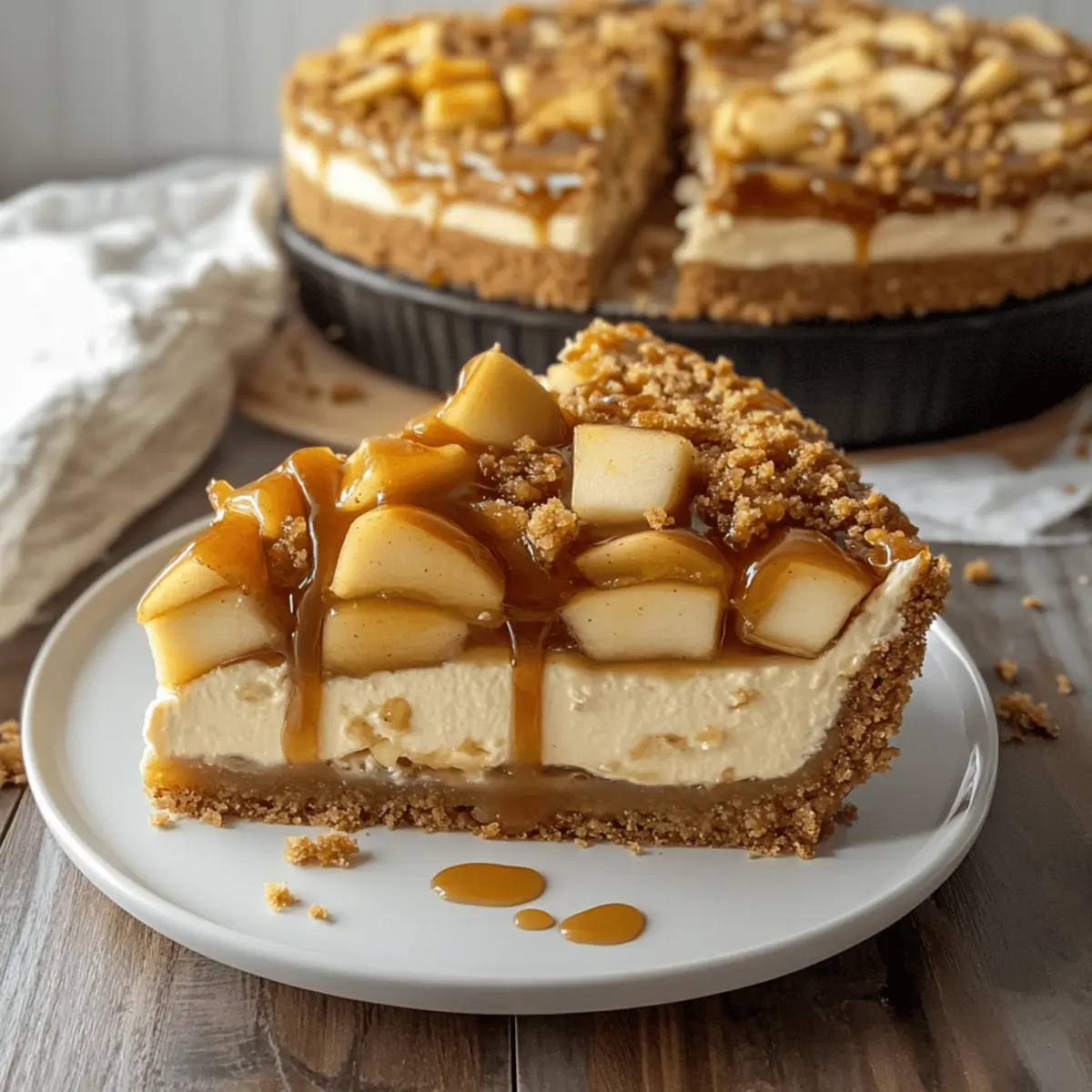 Salted Caramel Apple Pie Cheesecake yda88u