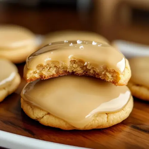 Soft Maple Cookies with Brown Butter Icing