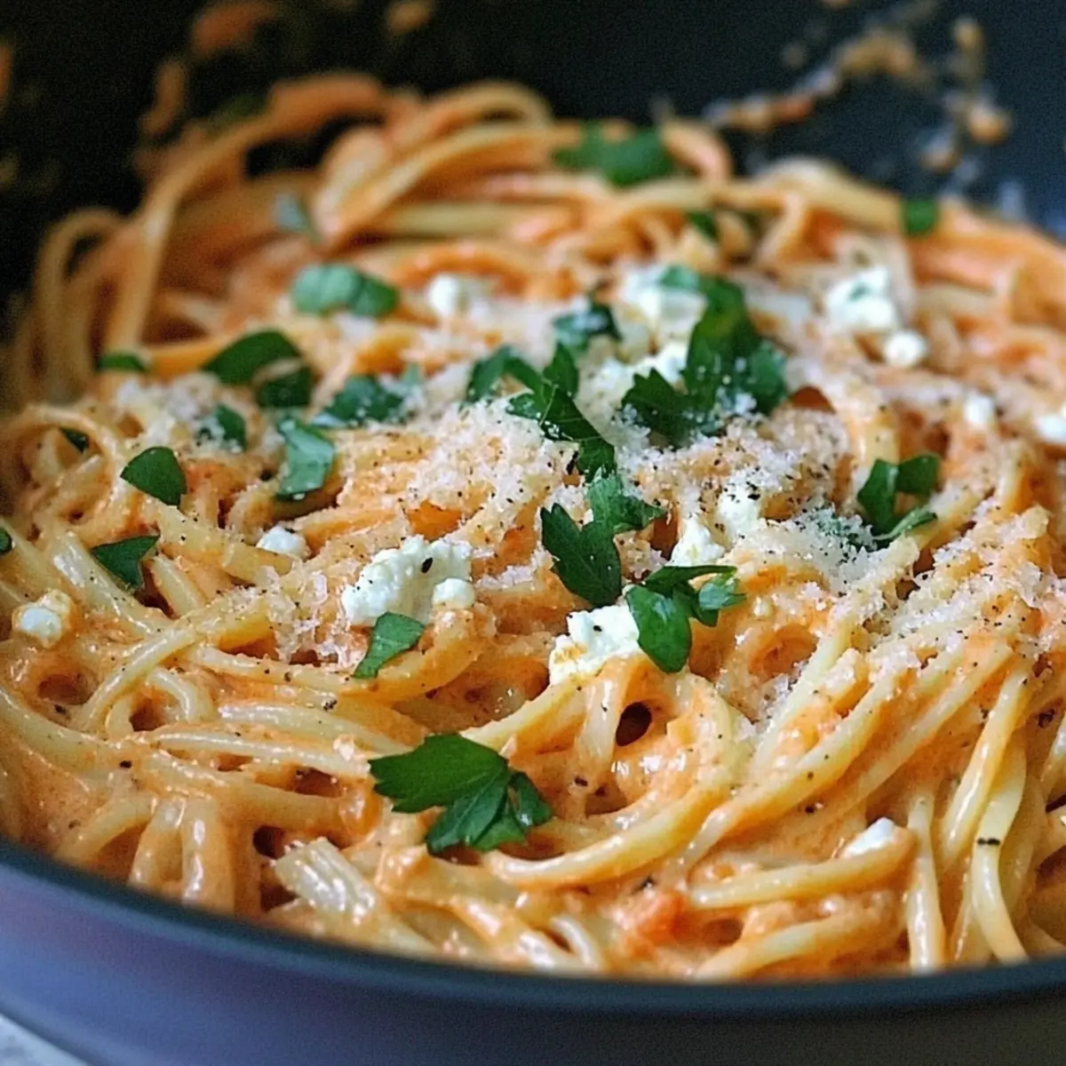 Creamy Roasted Red Pepper & Goat Cheese Alfredo Delight 1 9dfe0587 2988 4285 9c97 511d10e869d4tr v1rc9o