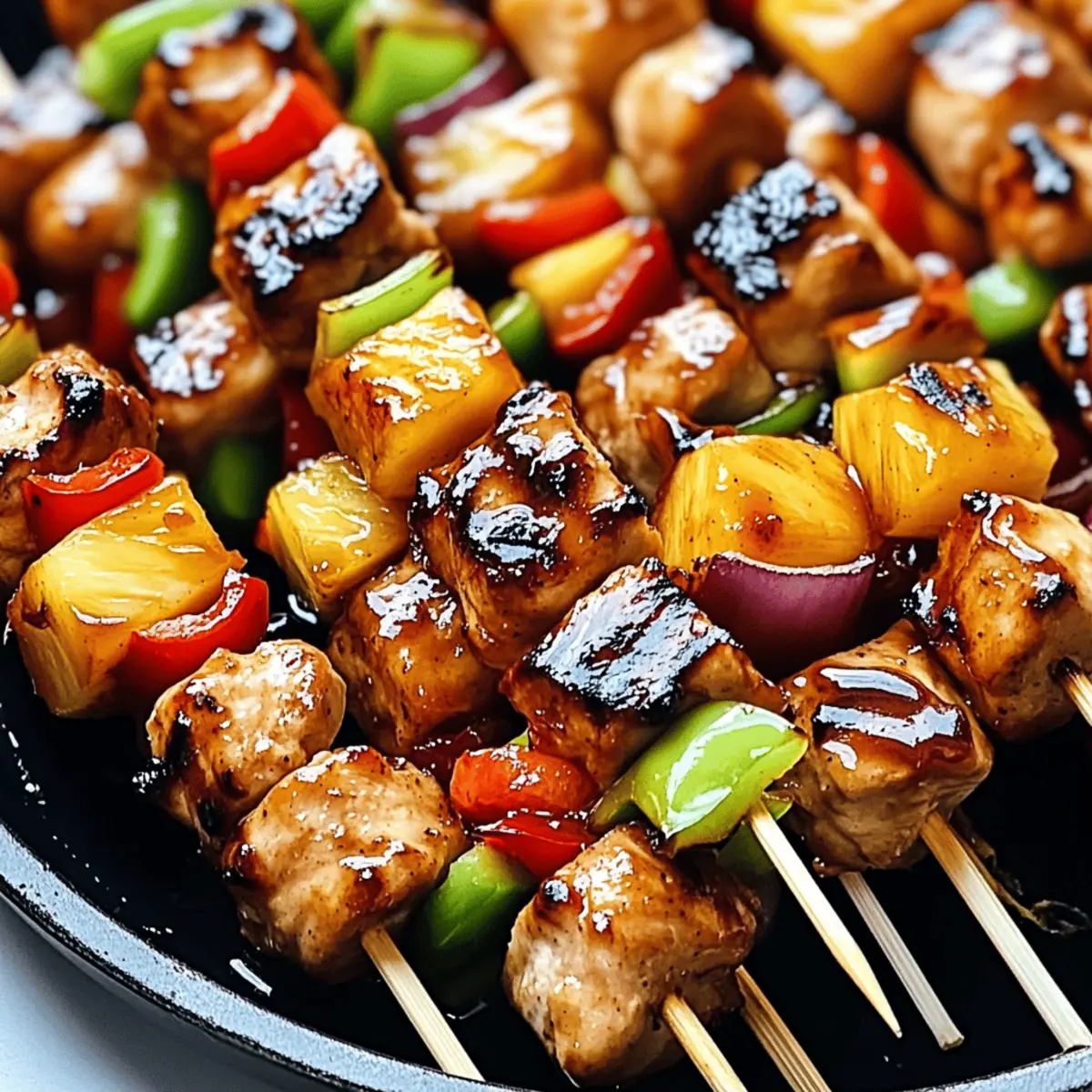 BBQ Pineapple Chicken Kabobs: A Sweet and Savory Delight 4 BBQ Pineapple Chicken Kabobs