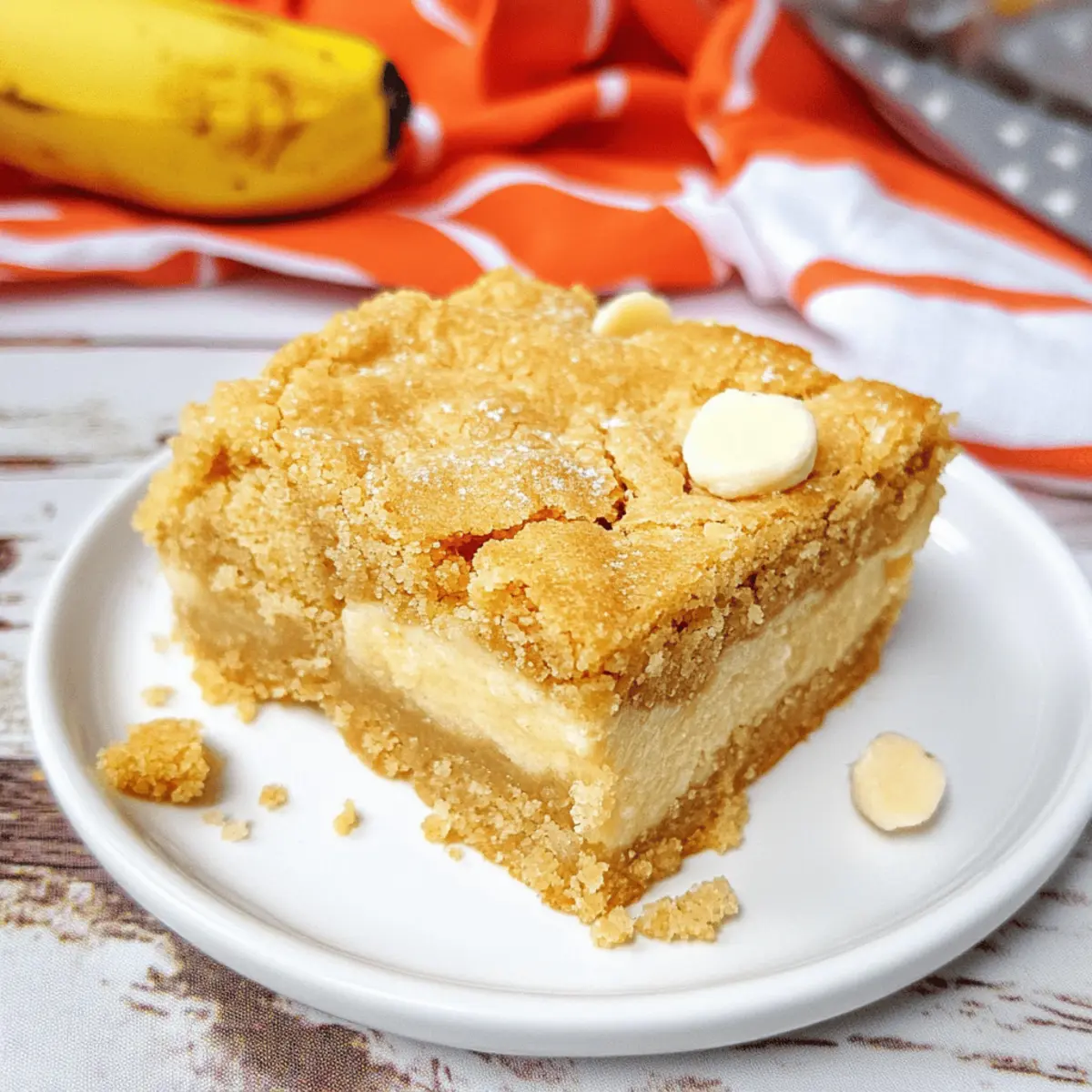 Banana Blondies