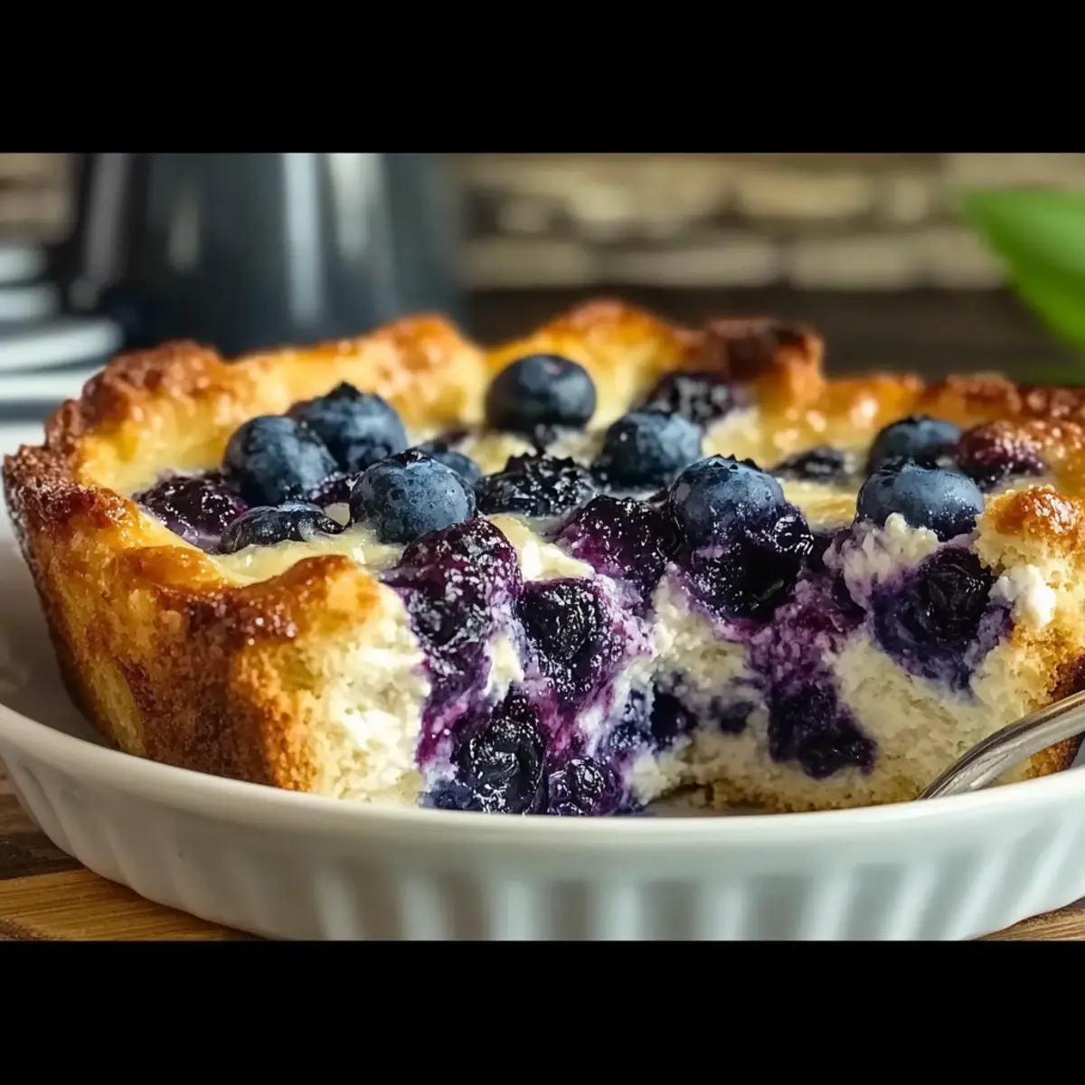 Blueberry Cottage Cheese Breakfast Bake dbq7br