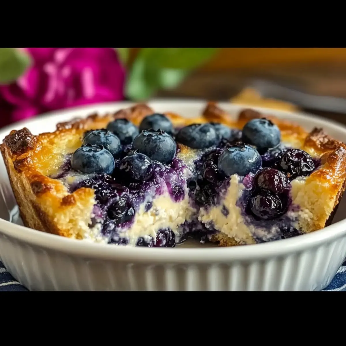 Blueberry Cottage Cheese Breakfast Bake fyzoqn