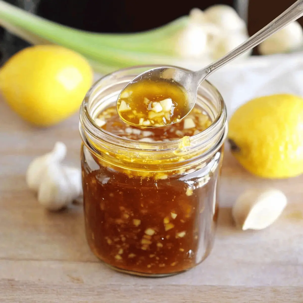 Cough Syrup With Honey Ginger and Garlic srjfjl