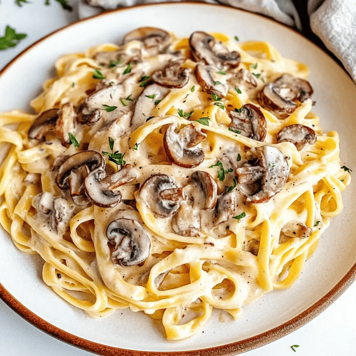 Date Night Mushroom Fettuccine Alfredo: Light & Creamy Delight 3 Date Night Mushroom Fettuccine Alfredo d5o8lh
