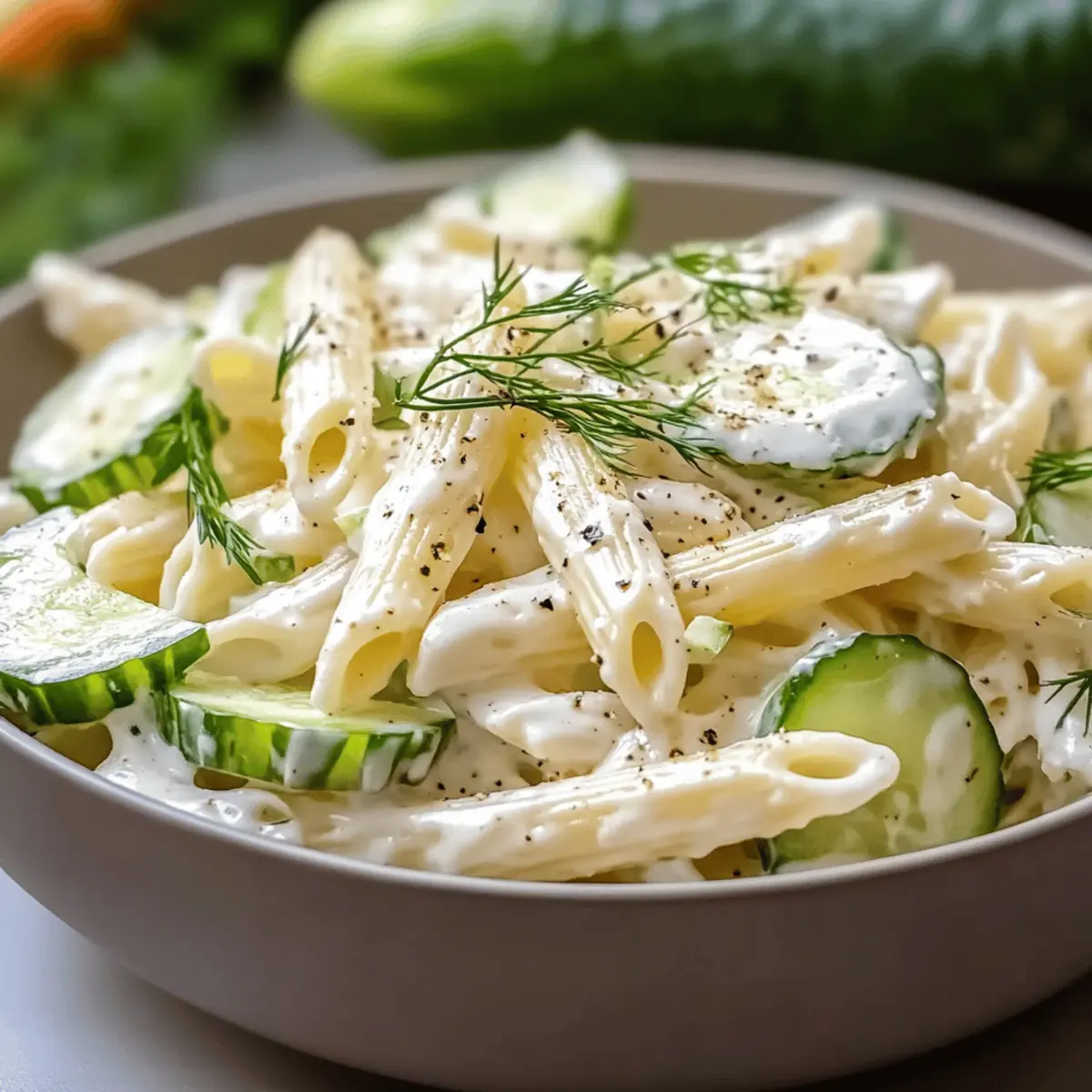 Healthy Cucumber Pasta Salad w5bgev