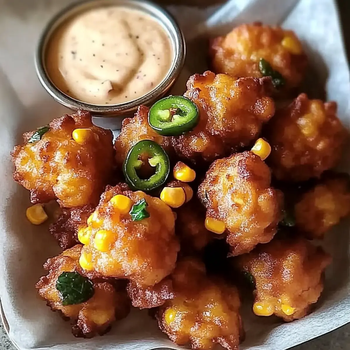 Crispy Jalapeño Corn Fritters for Your Game Day Feast 4 Jalapeño Corn Fritters