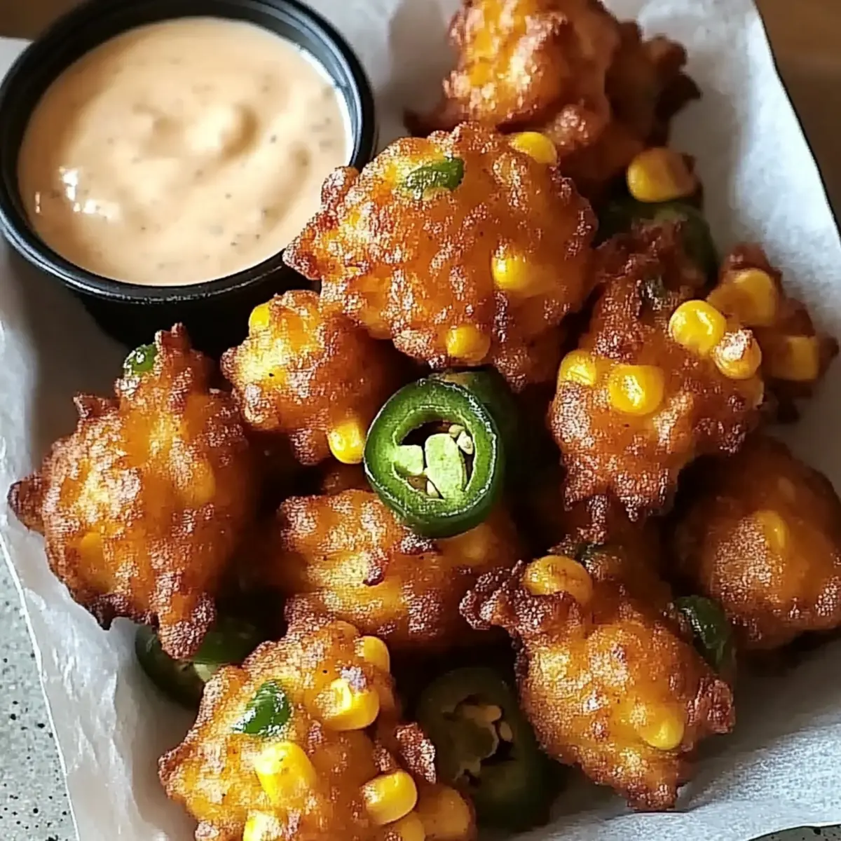 Crispy Jalapeño Corn Fritters for Your Game Day Feast 1 JalapeA±o Corn Fritters o29jp1