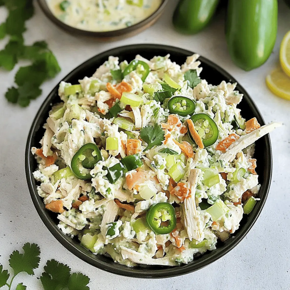 Keto Jalapeno Popper Cottage Cheese Chicken Salad tf0w0s
